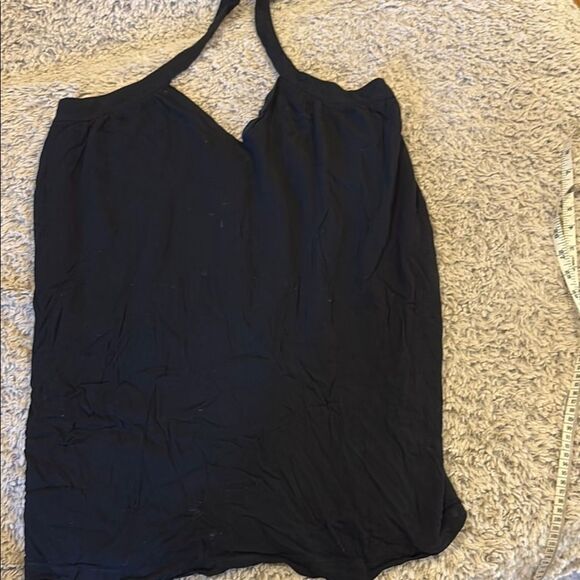 Superdown Black Halter Tank Top - Picture 1 of 4